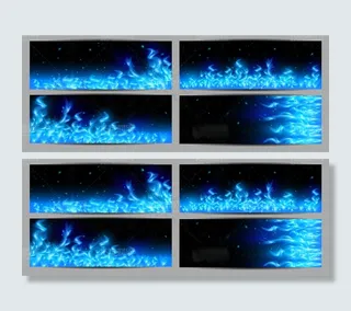 燃气灶火焰设计矢量素材