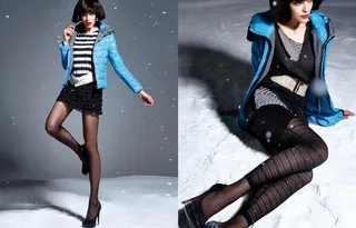 羽绒服广告图片