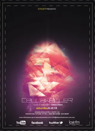 国外个性抽象海报PSD素材