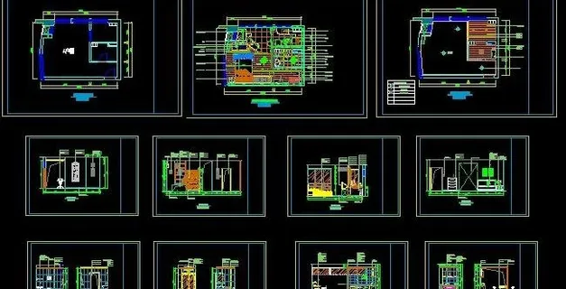 商业小区高档住宅室内户型平面布置图