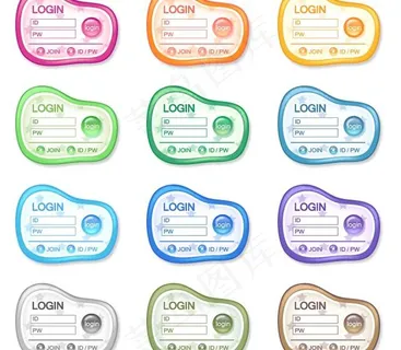 网页应用设计矢量图标下载