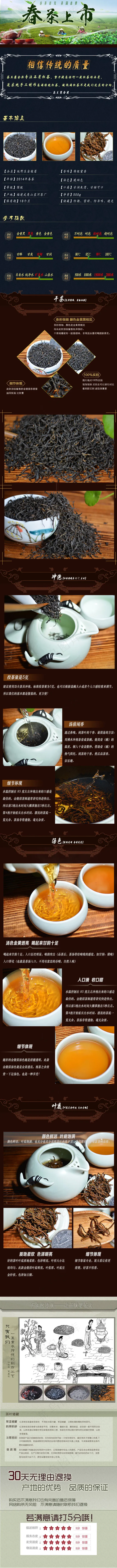 茶叶宝贝详情(750X10032(DPI:95))psd模版下载