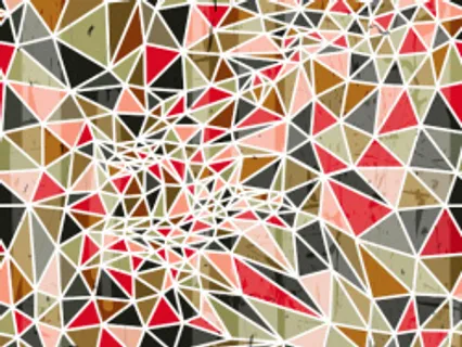 三角组合图形矢量素材