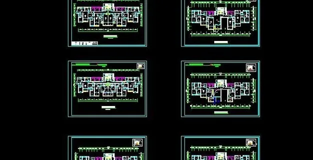 某小区多种户型室内设计图