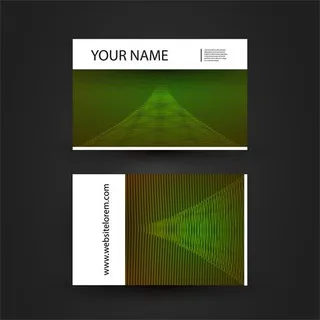 彩色动感线条光点抽象几何卡片背景