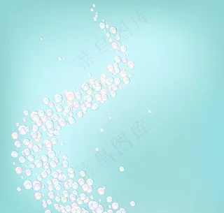 彩色气泡背景矢量素材图片