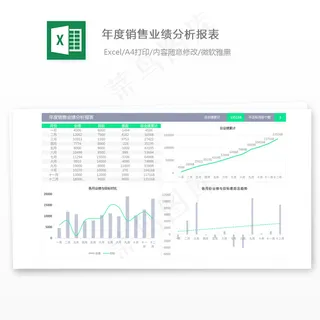 年度业绩分析报表