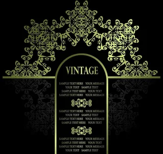 欧式花纹背景图片