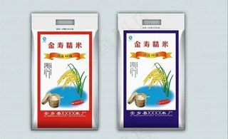 精寿精米大米包装图片