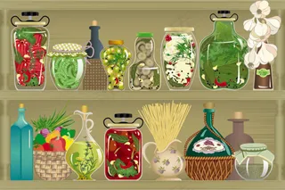 卡通橱窗商店04—矢量素材