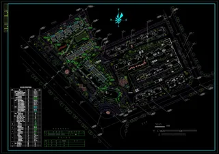 某小区规划总平面cad图纸