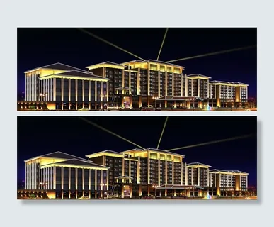 酒店亮化工程设计效果图