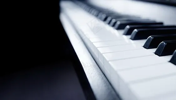 灰色朦胧钢琴回忆图片