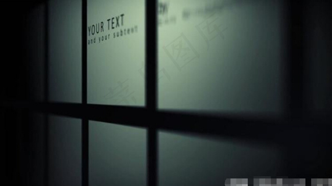 创意方形图片文字标题动画AE模版