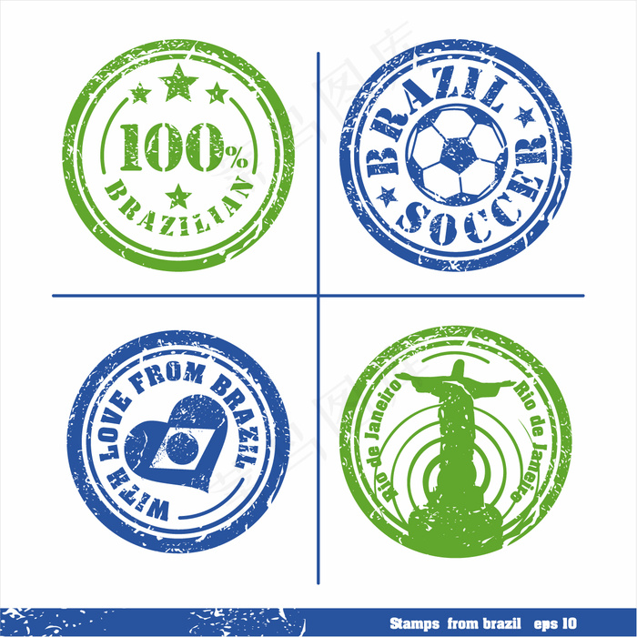 绿色背景矢量图