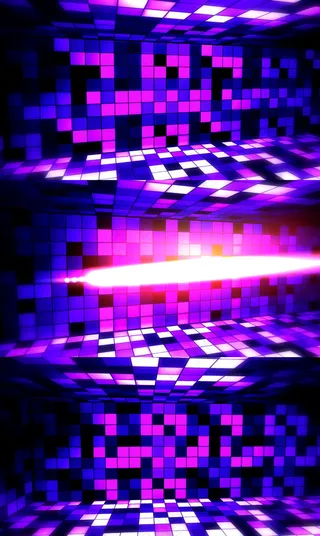 超高清3D马赛克灯光背景视频