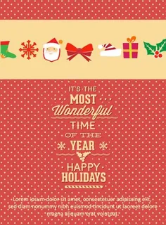 圣诞背景 圣诞节插画图片