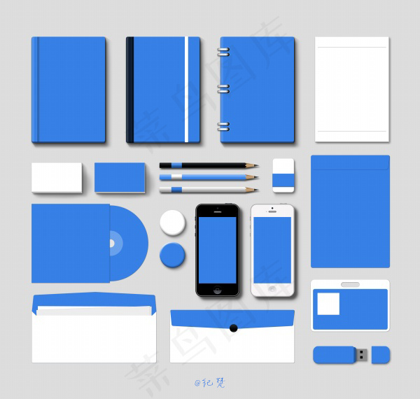 办公用品VI模板psd素材psd模版下载