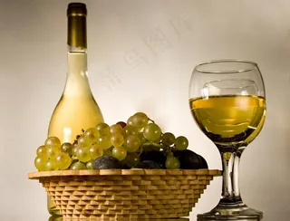 葡萄和葡萄酒图片