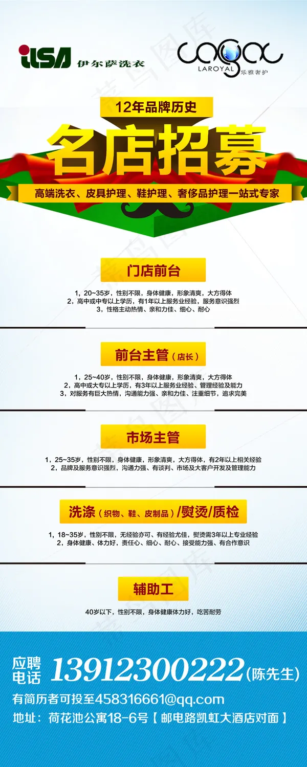企业招聘模板psd模版下载