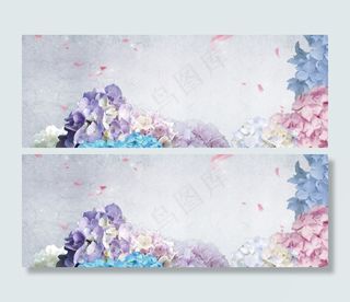 春天花瓣浪漫背景