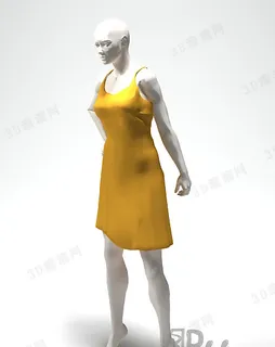 3D女模特模型