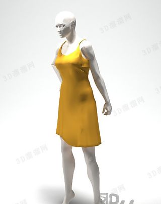 3D女模特模型