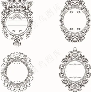 欧式花纹图片