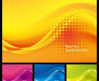 的背景矢量动态线的交响乐