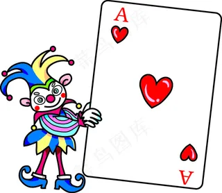 扑克A