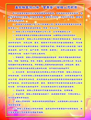 营养餐管理制度图片