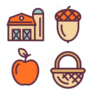 可爱手绘icon图标