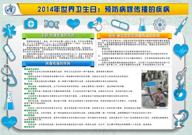 2014年世界卫生日cdr矢量模版下载