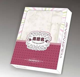 儿童卡通内衣包装盒 (注展开图)图...