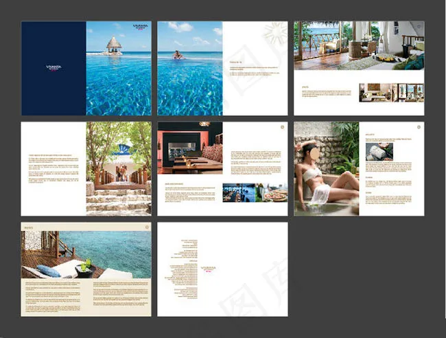 时尚旅游画册设计矢量素材(1024X777)eps,ai矢量模版下载