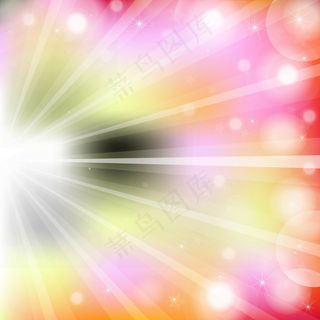 镜头光晕线条彩色背景