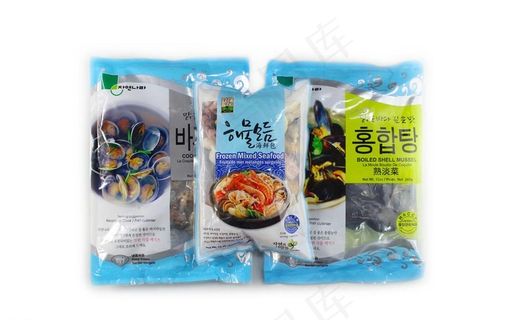 速冻海鲜包装图片