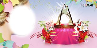 炫彩时尚美学海报PSD图片素