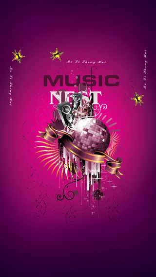 潮流前线音乐海报PSD分层模