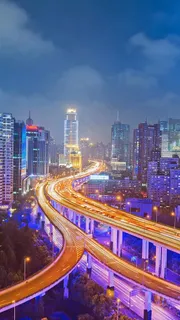 城市夜景高清摄影图片 城市夜景高清摄影图片