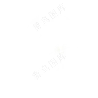 透明线条光效PSD数字0