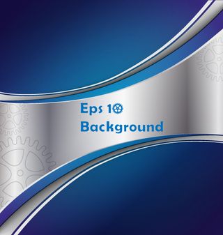 金属质感蓝色背景