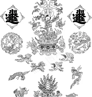 招财童子图图片