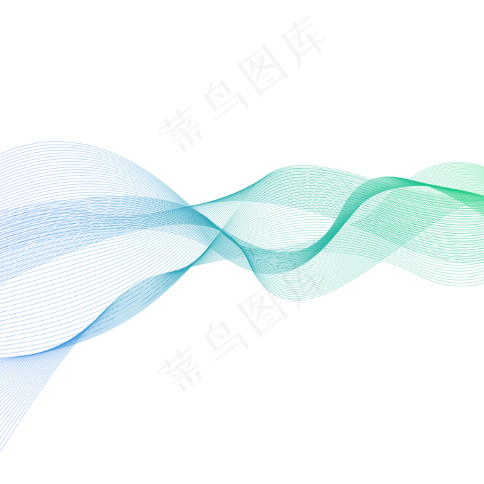 蓝色渐变科技感线条底纹可商用元素
