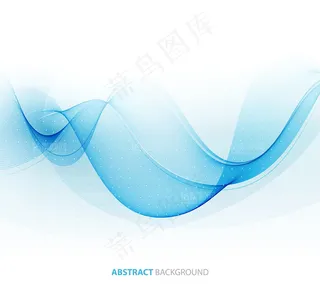 浅蓝色炫彩光线背景矢量图
