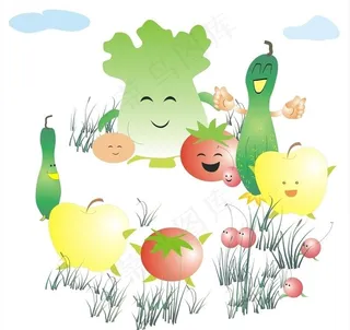 卡通蔬菜水果图片