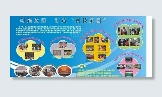 社区科技文化展板图片