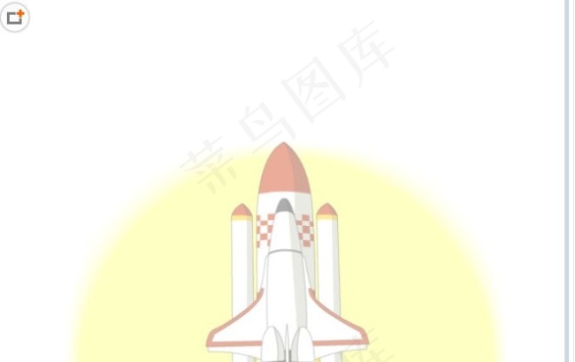火箭发射flash矢量动画