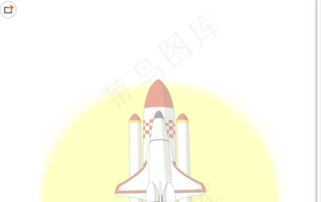 火箭发射flash矢量动画