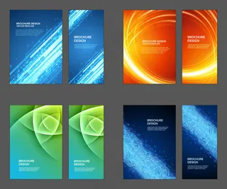 梦幻抽象科技背景矢量图